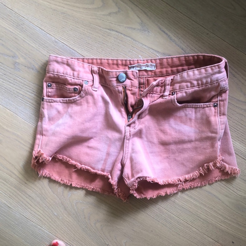 FP Pink Jean Shorts